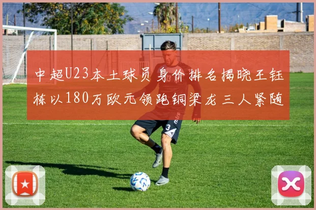 中超U23本土球员身价排名揭晓王钰栋以180万欧元领跑铜梁龙三人紧随其后